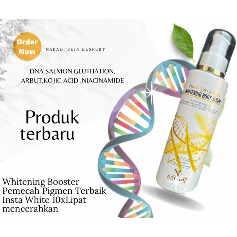 DNA BODY SERUM NABADI/ WHITENING BODY SERUM/ DNA SALMON NABADI