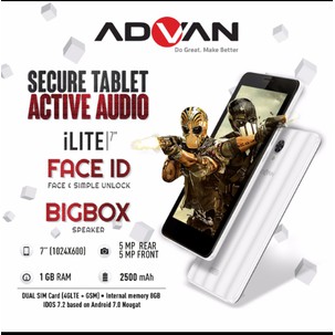 Tablet Advan iLite Ram 1/8GB 4G Garansi Resmi