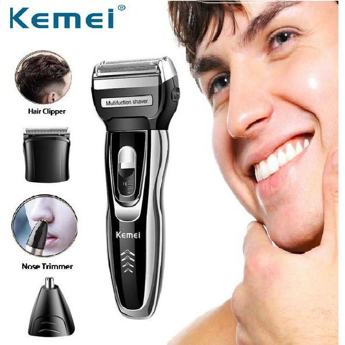 Shaver Kemei KM-5558 Grooming Alat Cukur Kumis Jenggot Bulu Hidung