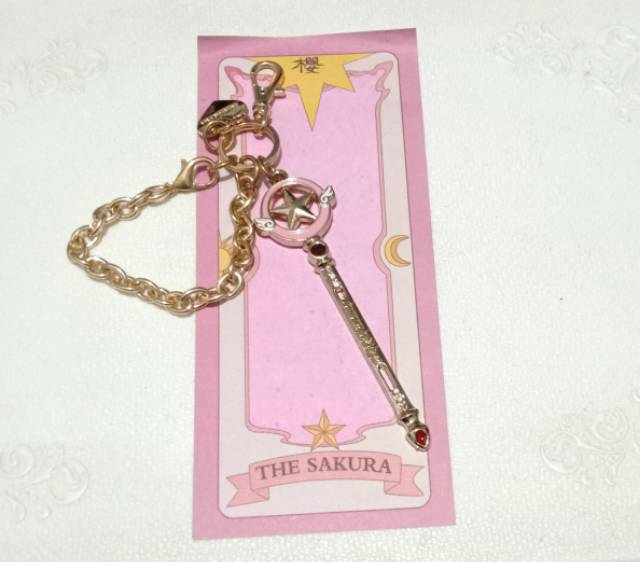 GANTUNGAN TAS CARDCAPTOR SAKURA X SAMANTHA VEGA BIRD WAND BAG CHARM