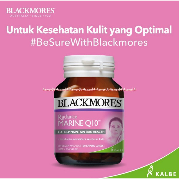 Blackmores Radiance Marine Q10 30 Kapsul Suplemen Mengurangi Kerutan