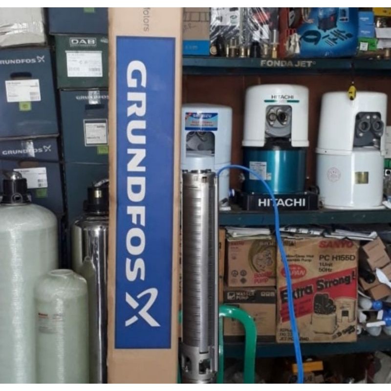 Pompa Satelit GRUNDFOS SP 2A-18 0,75Kw 1Phase Submersible Sumur Dalam