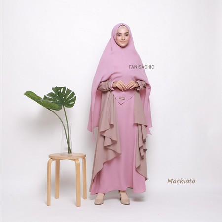 GAMIS Busui Dres Ibu Menyusui MUSLIM RAIMA DRESS FANISACHIC Baju Muslim Kantong Kanan Kiri Bahan Kayla Ladies flowy fanisa chic dres wanita