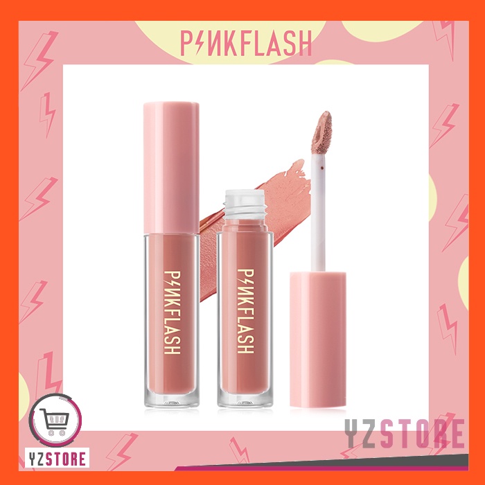 PINKFLASH Matte Lipstik Lipcream Waterproof Lembut Tahan Lama YZ157