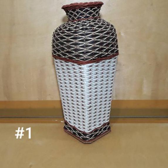 SLP 344 Vas bunga pot rotan sintetis pot bunga SLP 344 Vas bunga pot rotan sintetis pot bunga