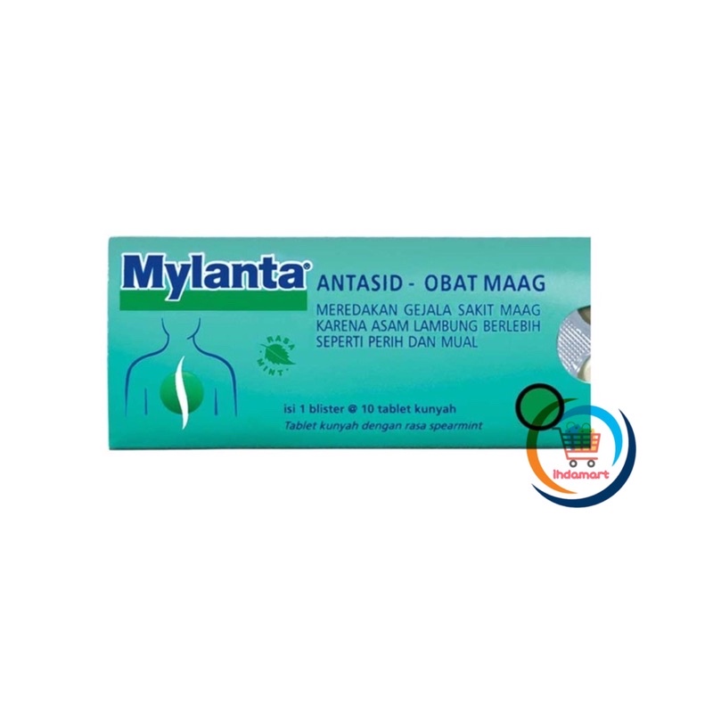 Mylanta Tablet 1 Strip Isi 10 Tablet