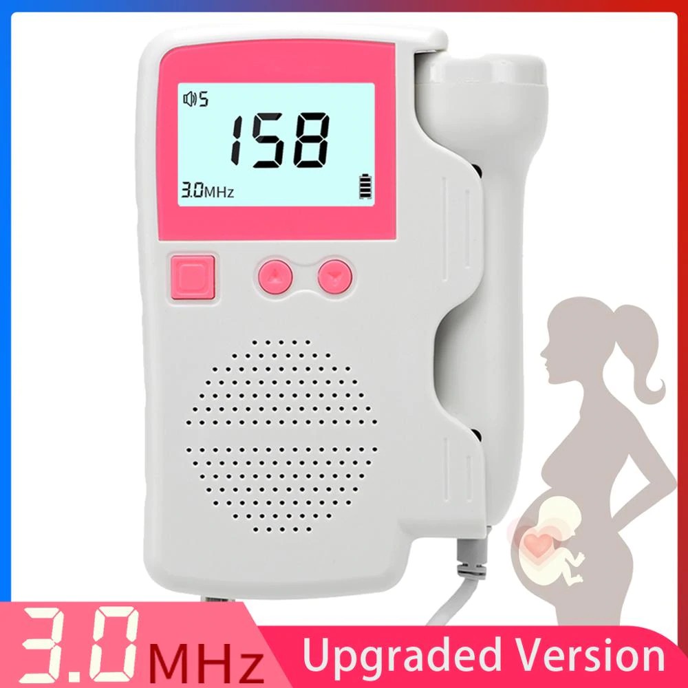 Kesehatan Doppler Fetal Heart Rate Monitor Home Pregancy Baby Fetal Sound Heart Rate Detector Shopee Indonesia