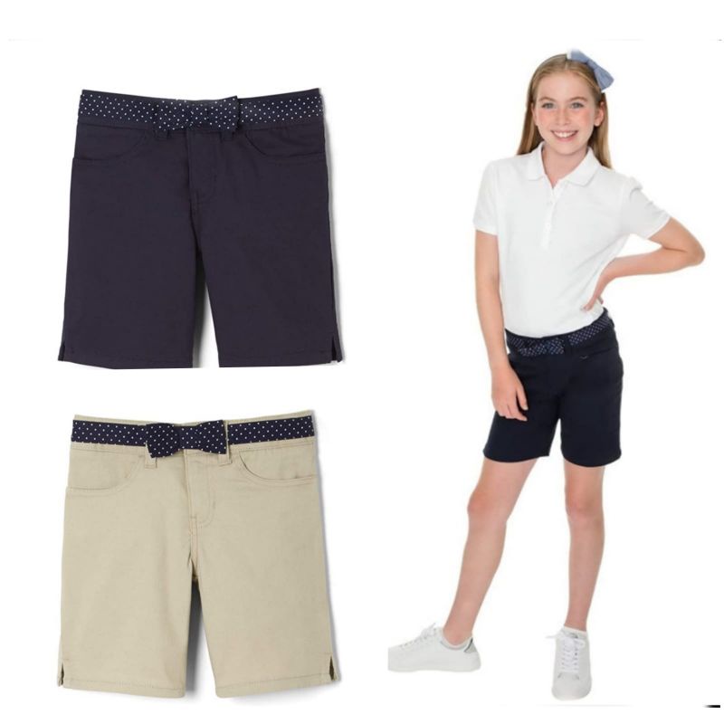 FT belted shortpants girls 4-14th