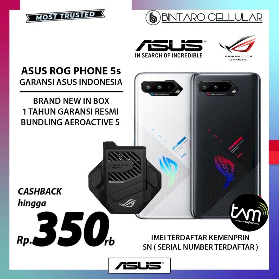 ASUS ROG PHONE 5 5S 12/256GB GARANSI ASUS INDONESIA