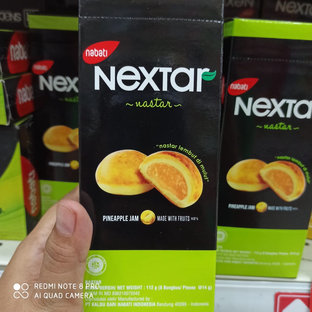 Nextar Nastar Nabati Kotak 112 gram (8 pcs x 14 gram)