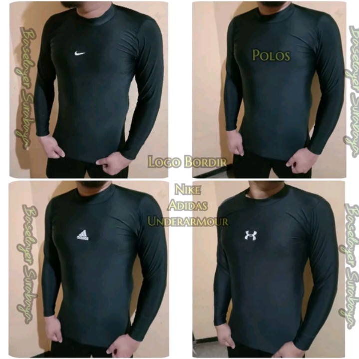 PREMIUM BASE LAYER MANSET SPORT LYCRA COMPRESSION JUMBO XXXL