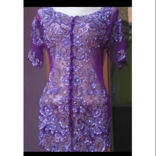 Kebaya Ungu Full payet