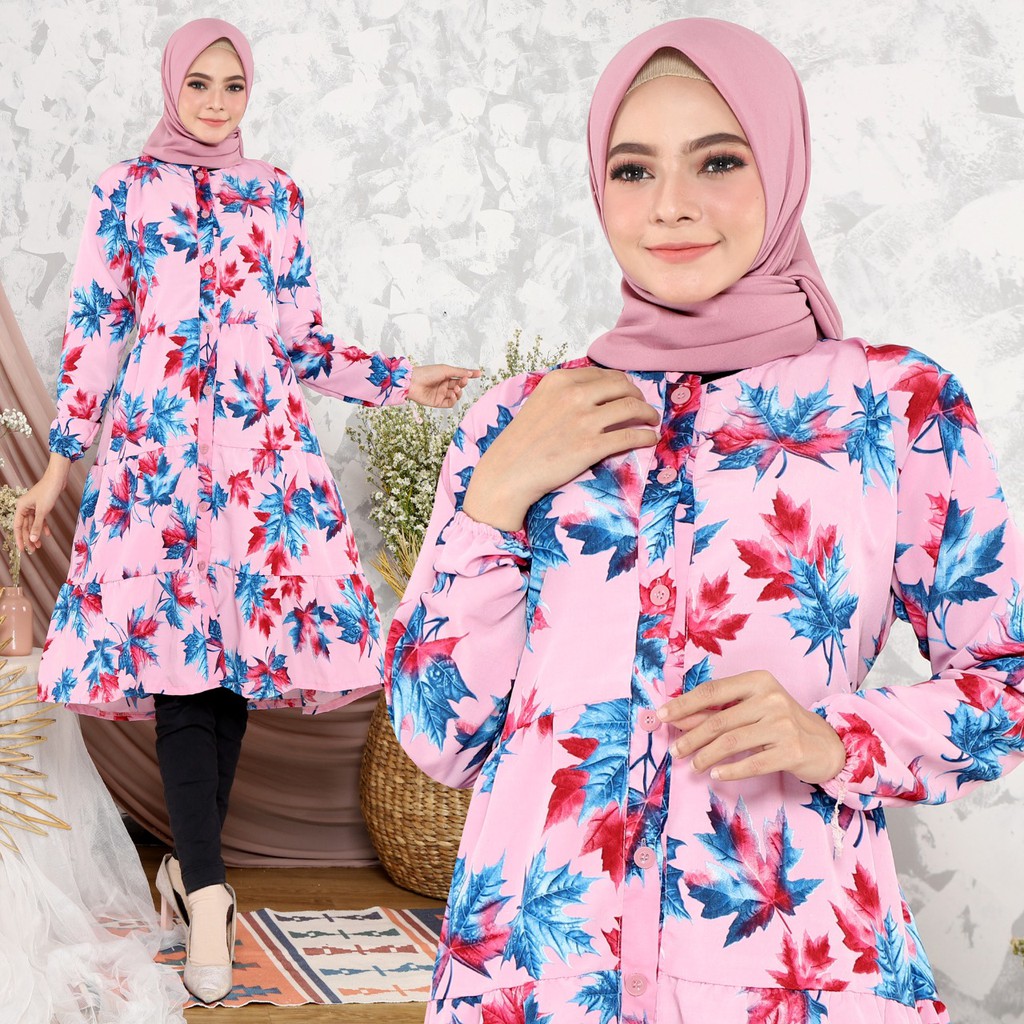 HOPYLOVY - Tunik Wanita Fashionable Delia