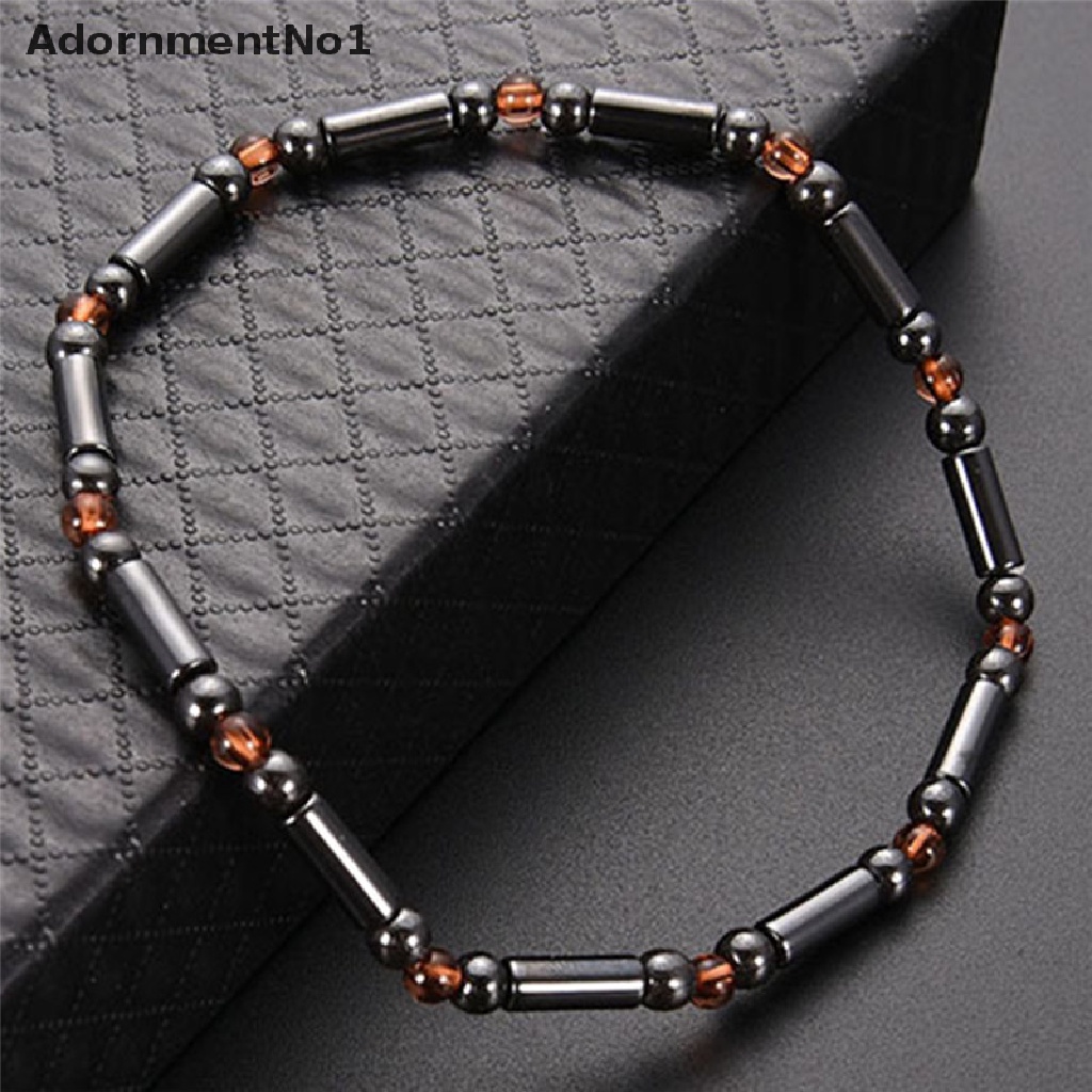 (AdornmentNo1) Gelang Kaki Batu Hematite Pelangsing / Penurun Berat Badan Untuk Wanita