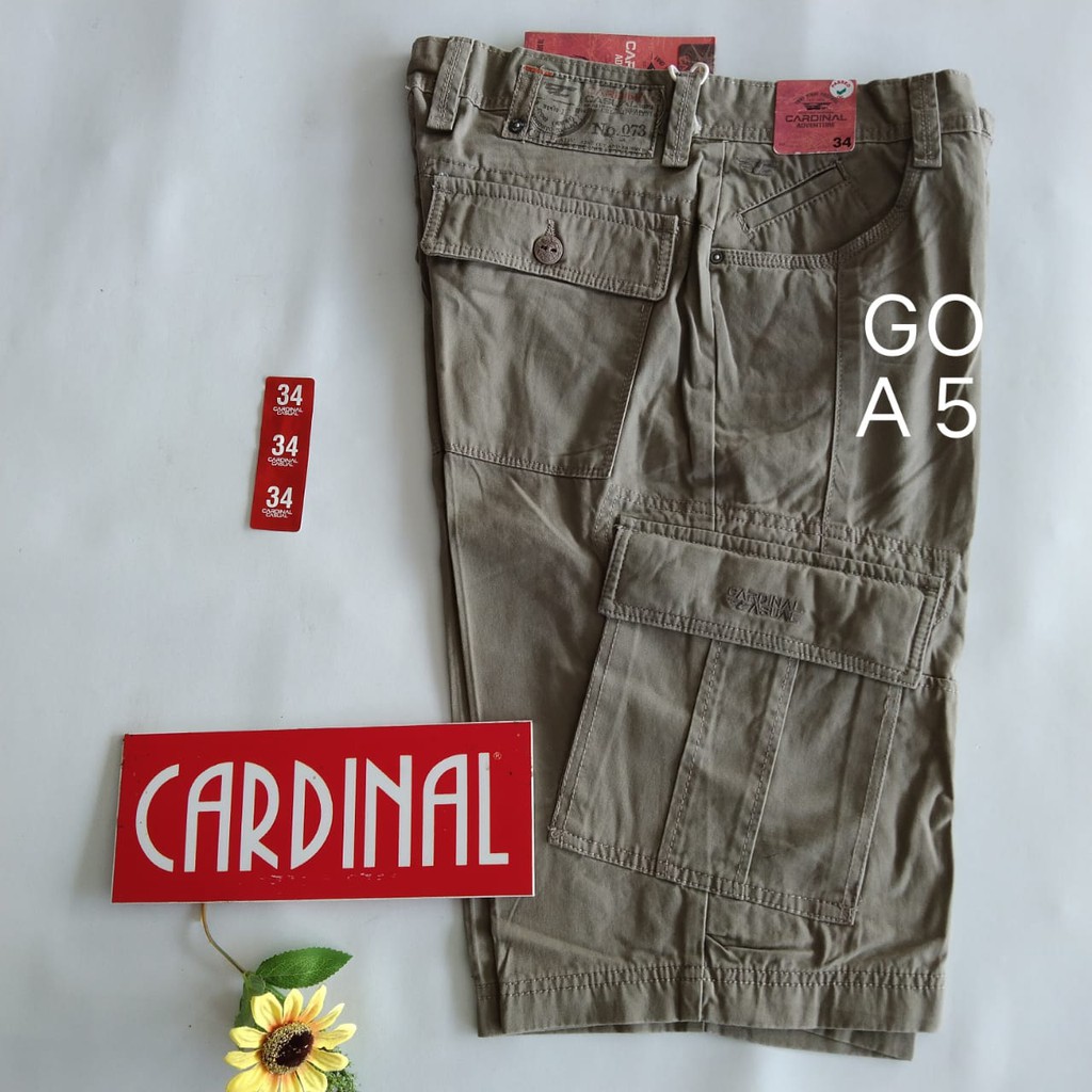 gos  34-KPL CARDINAL KEMPOL CASUAL Celana Pendek Cowok Celana Kempol Fashion Pria Brand Kekinian