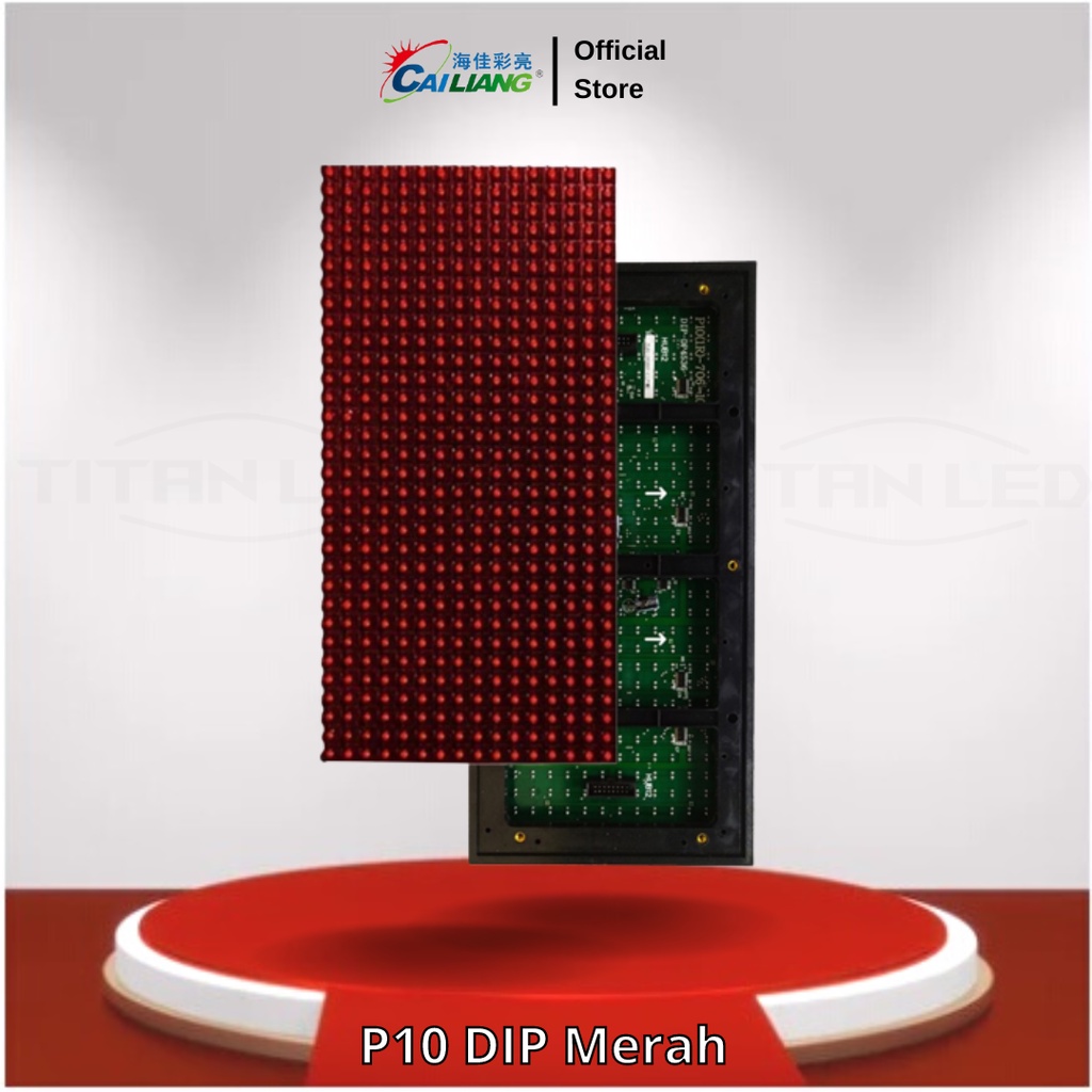 MODUL LED RUNNING TEXT OUTDOOR P10 TERMURAH