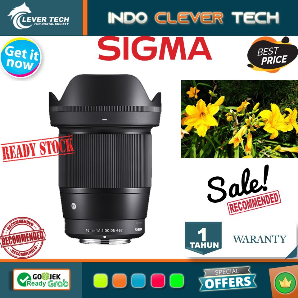 Sigma 16mm f/1.4 DC DN Contemporary Lens for Micro Four Thirds/ Sigma for M4/3 16mm