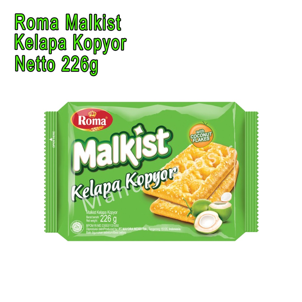 MALKIST *ROMA * KELAPA KOPYOR * 200g