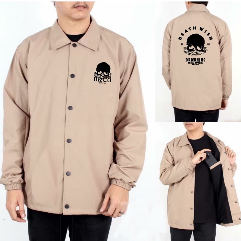 Jaket Coach Deathwish BRCO Orginal Distro