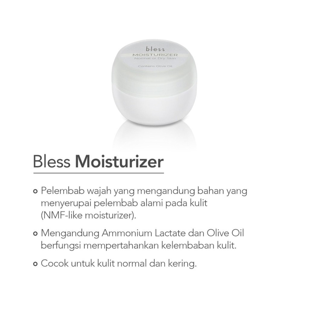 BLESS Moisturizer Normal Or Dry Skin 18 Gram