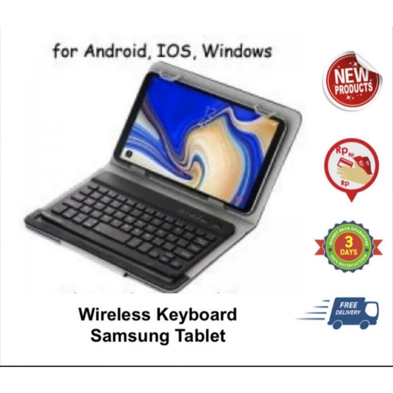 Wireless Keyboard Case Samsung Tablet S6 Lite S4 S3 S2 Bluetooth