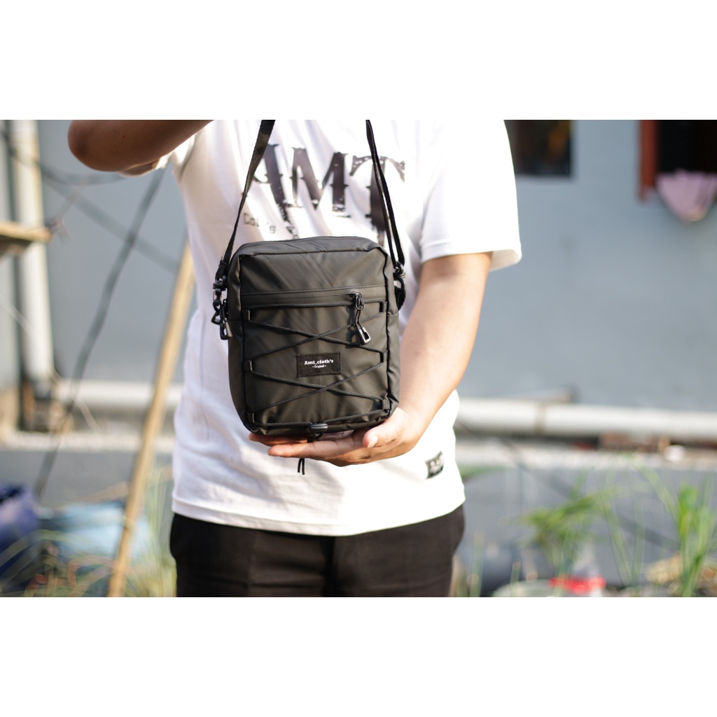 Amt_Cloth'S Tas Selempang Pria Handbag pria wanita selempang pria kotak Tas wanita bahan bimo