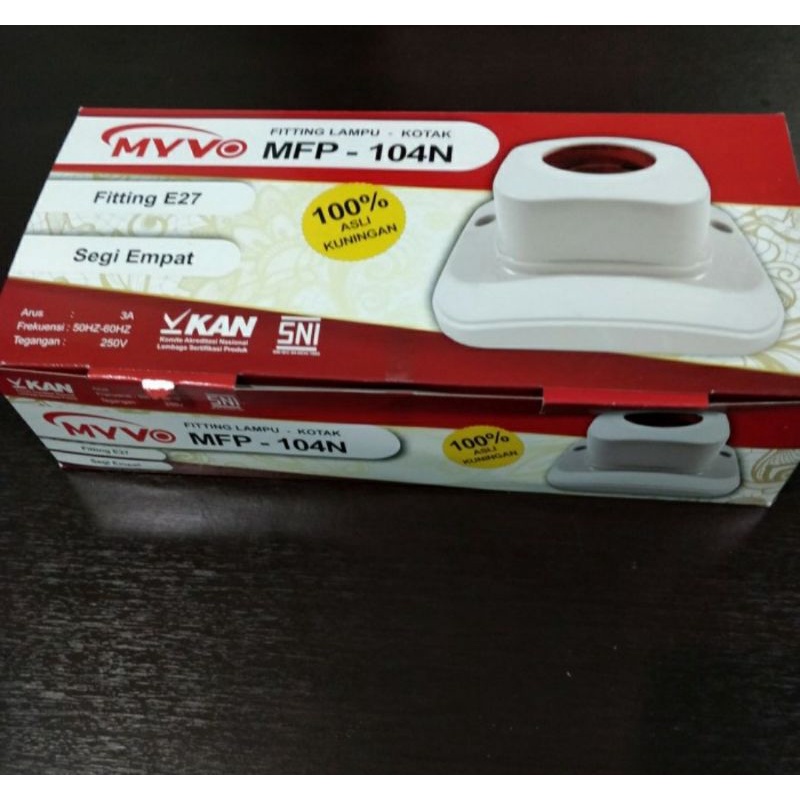 Fitting / Fiting / Piting Lampu Tempel Plafon MYVO 104N