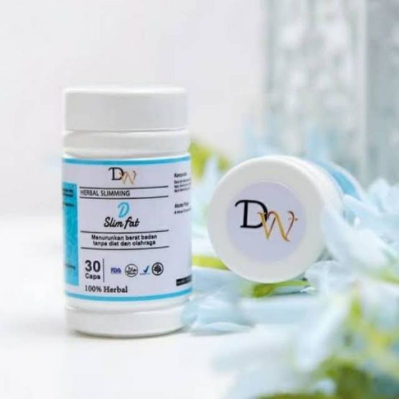 SUPLEMEN DW HERBAL SLIMMING - D SLIM FAT ASLI ORIGINAL - OBAT PELANGSING BADAN -OBAT DIET MANJUR
