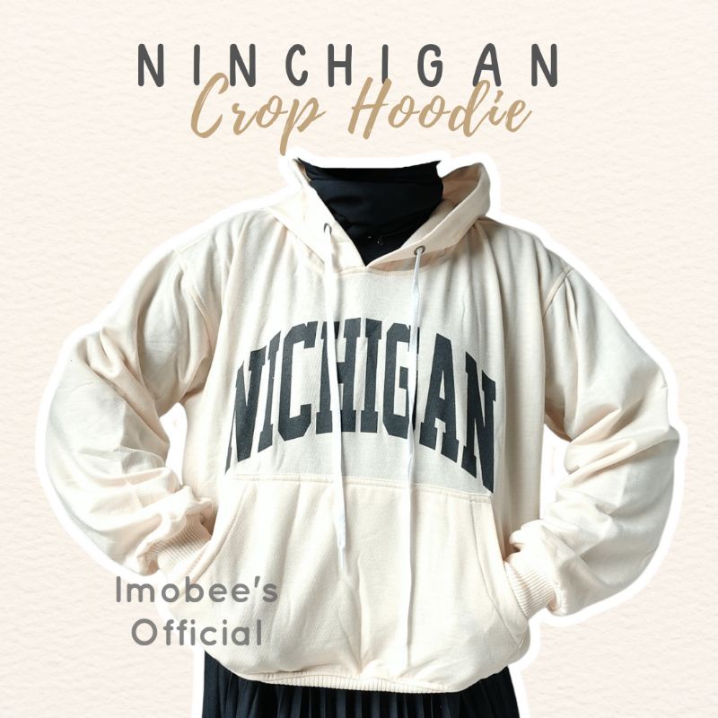 NICHIGAN CROP HOODIE OVERSIZE