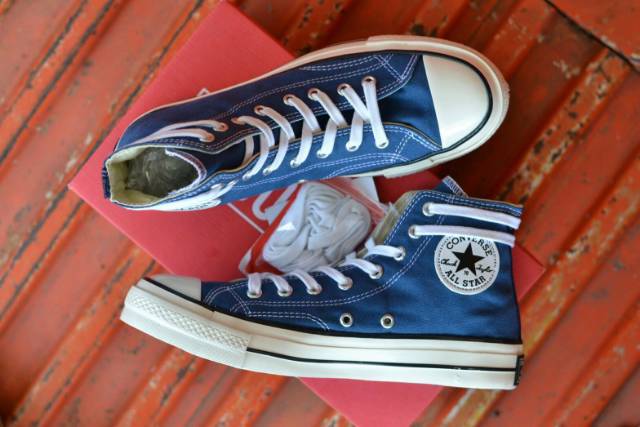 TERBARU!! SEPATU CONVERSE 70S HIGH BLUE WHITE EGRET (for man&amp;women)