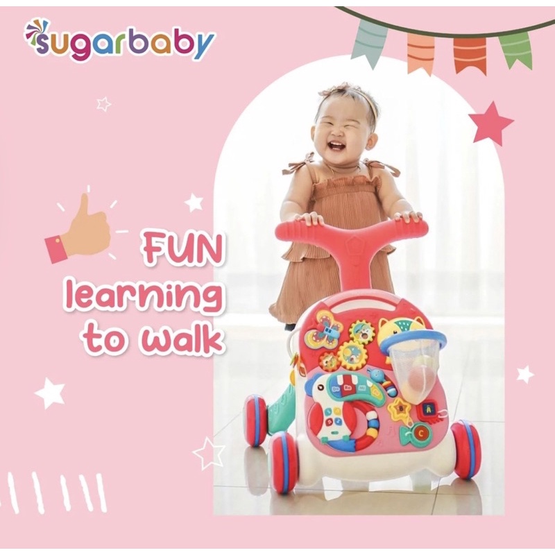 Sugar Baby Activity walker &amp; Table - Push walker/baby walker Sugar baby 10in1 Premium activity