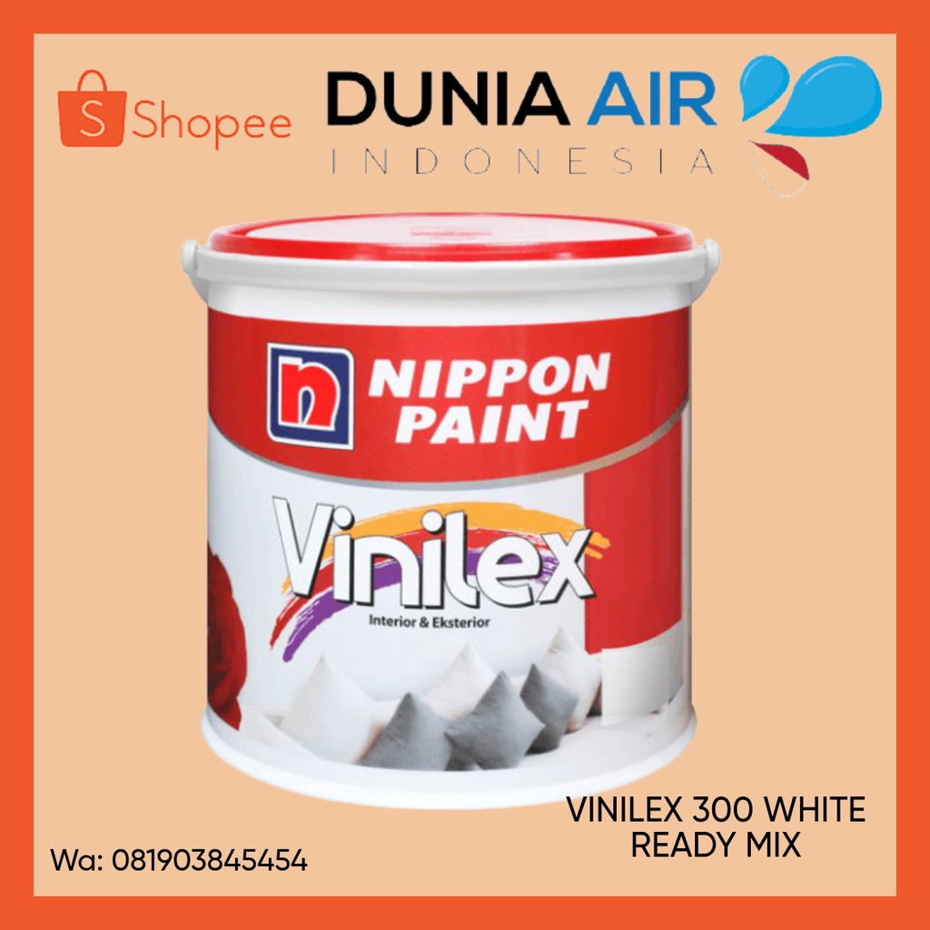 Jual Cat Tembok Exterior And Interior Vinilex 25kg White Kode 300 Shopee Indonesia 9713