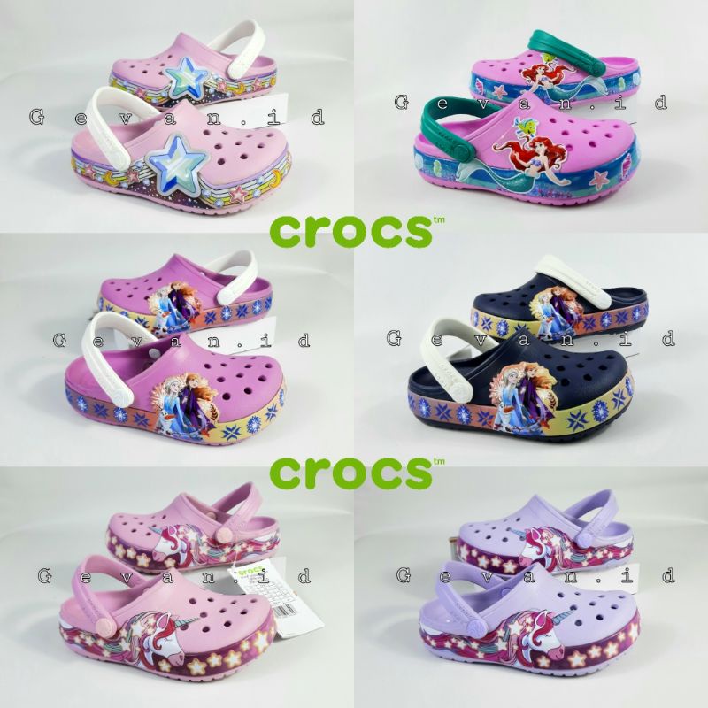 SANDAL CROCS ANAK / CROCS FUNLAB ANAK PEREMPUAN / CROCS ANAK PEREMPUAN / CROCS ORIGINAL