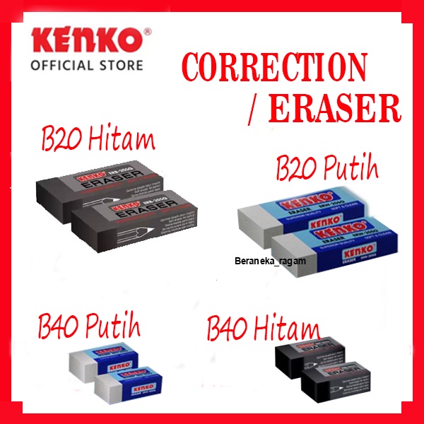 

KENKO STATIONERY PENGHAPUS PENSIL KARET ATK MURAH