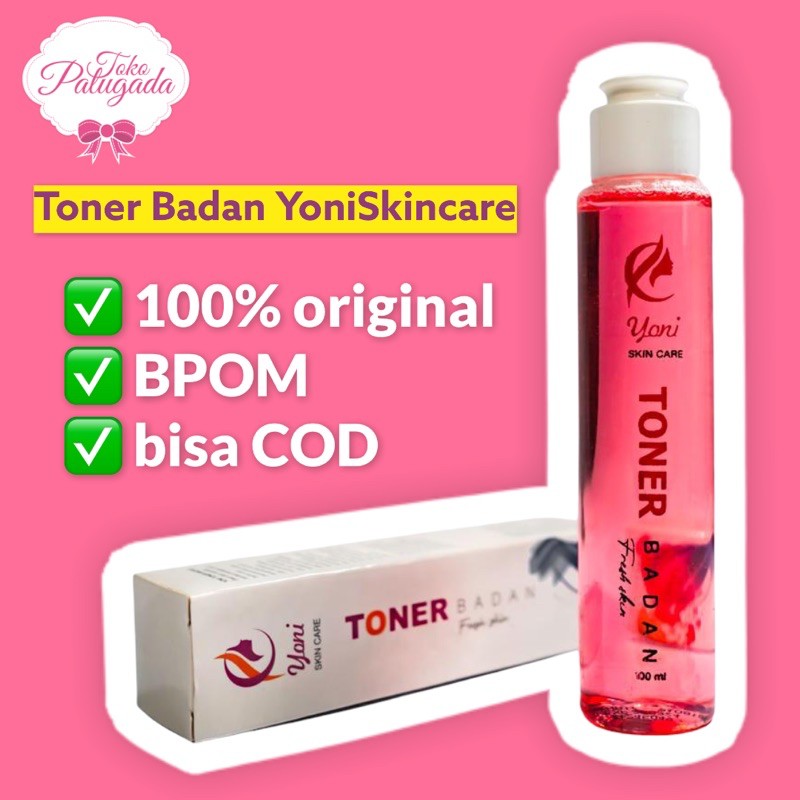 Toner Badan Yoniskincare - Body Toner - 100% original