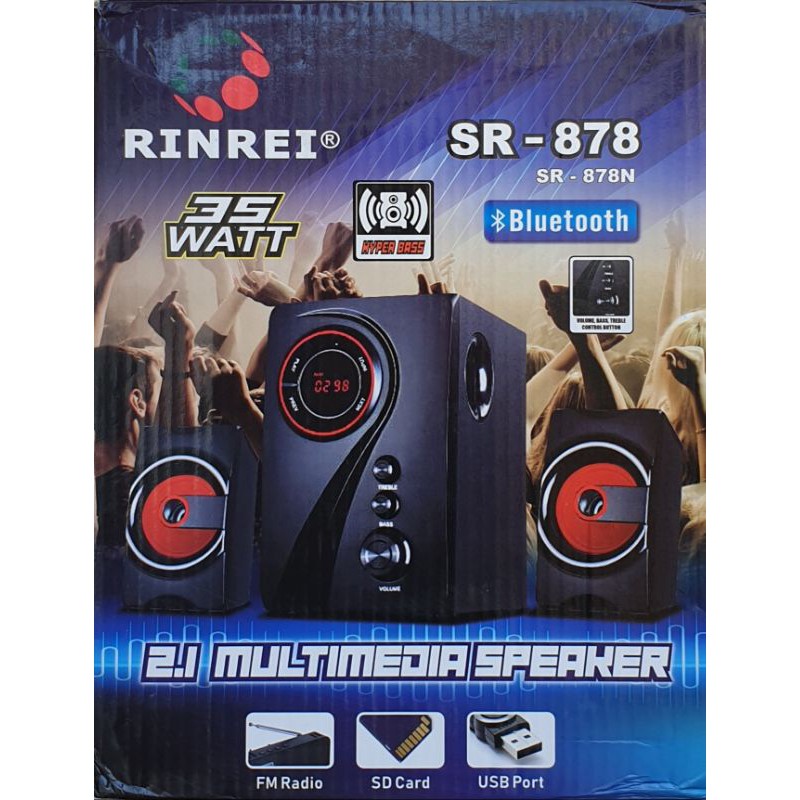 Speaker Bluetooth Rinrei SR878N Radio