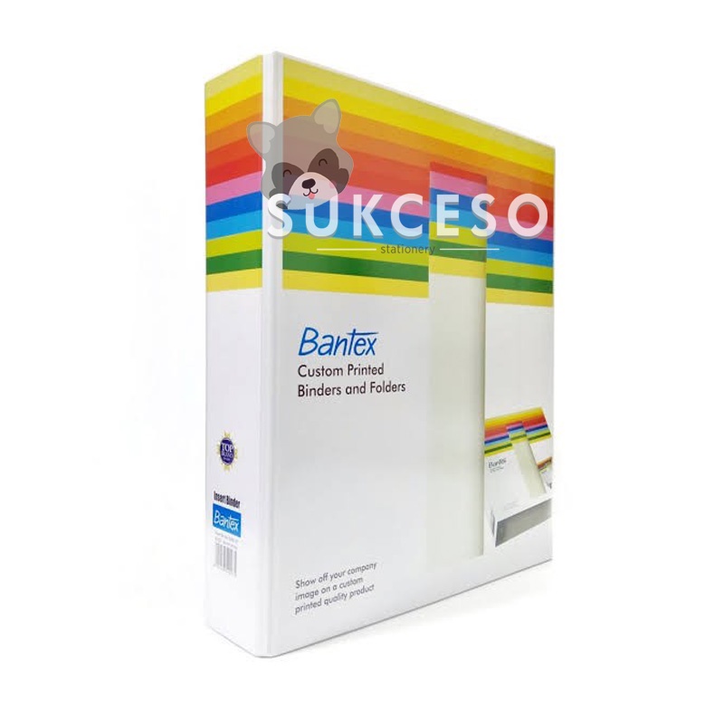

Bantex Insert Binder Ring Ordner A4 2D 52mm 8552 07 White