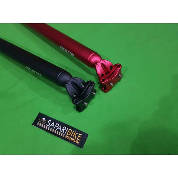 SEATPOST ALLOY SLR 31.6 MM X 400 MM BLACK RED MERAH HITAM 40 CM 31.6mm sepeda mtb roadbike balap road bike