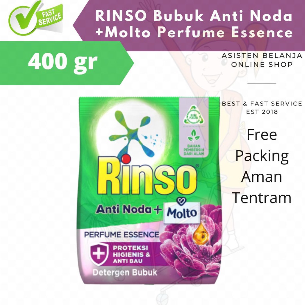 Rinso Bubuk Perfume Essence 400gram 400 gr