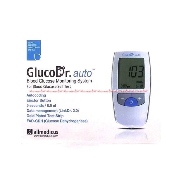 Gluco Dr.Auto Coding System AGM-4000 Alat Untuk Mengukur Gula Darah