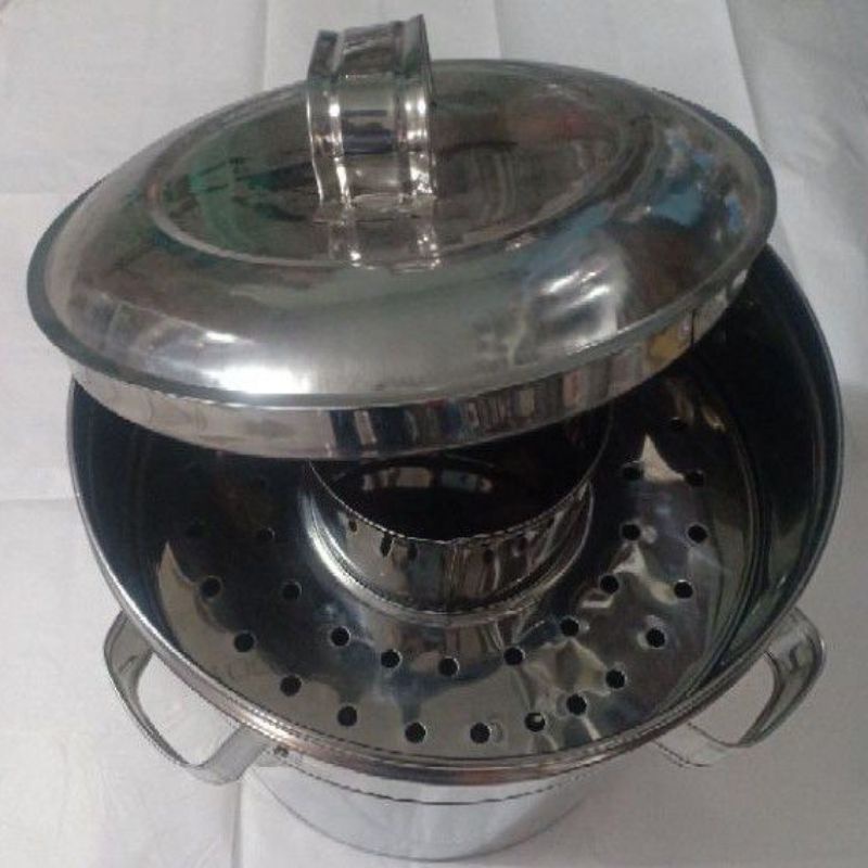 Dandang Bakso Tutup Stainless Uk 30Cm