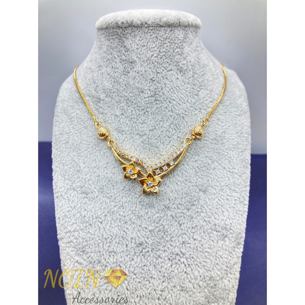 [NOIN] Kalung Emas Koye Permata 18K Aksesoris wanita - KLE-016