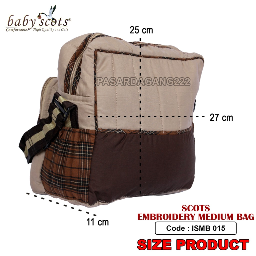 BABY SCOTS  TAS EMBROIDERY BORDIR MEDIUM ISMB015