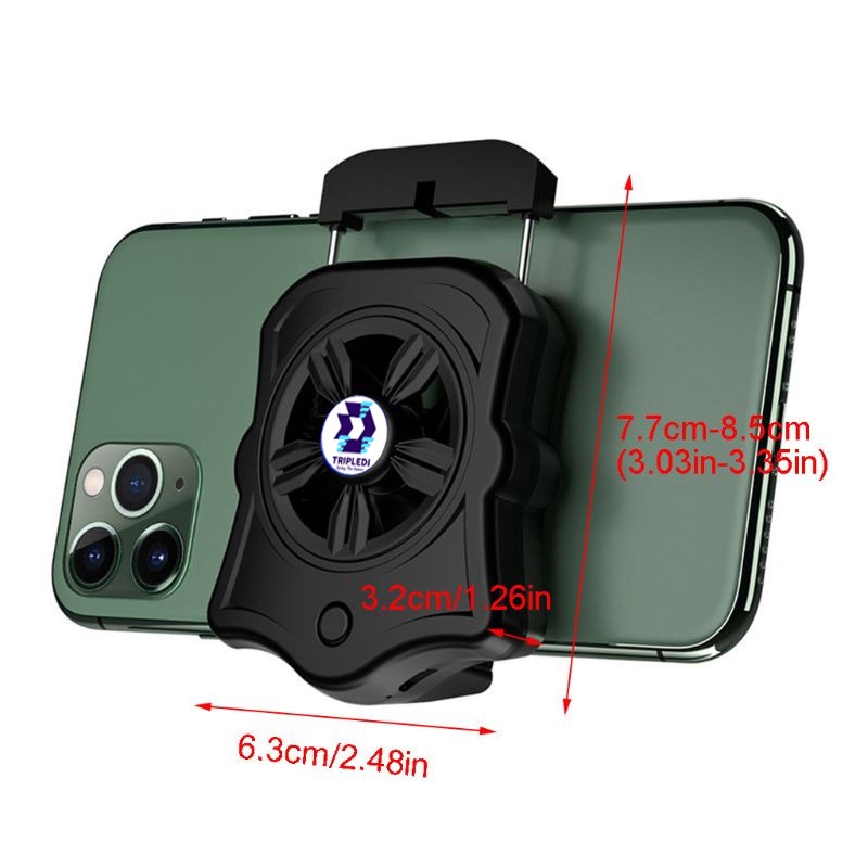 Cooling Pad Gamepad Cooler Pendingin Handphone Fan Holder Gaming Tripledi Mobile Radiator