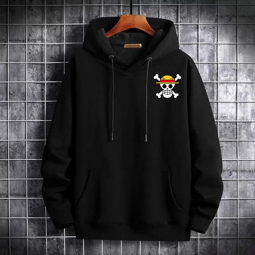 BISA COD-SWEATER HOODIE LUFFY/HOODIE TEBAL/HOODIE PRIA DAN WANITA/HOODIE MURAH