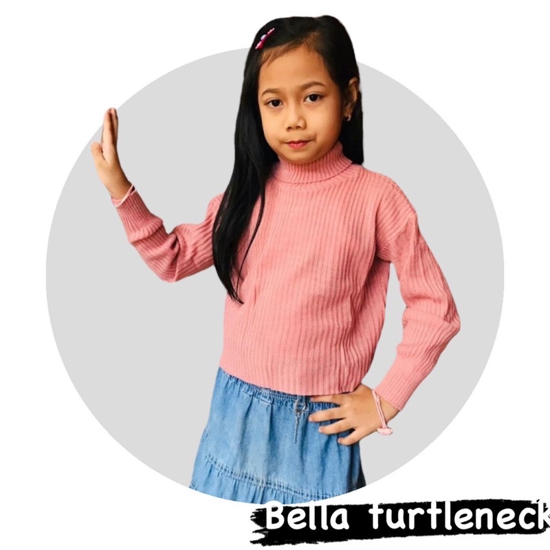Sweater Anak Rajut Turtleneck / Baju Anak Rajut / Sweater Anak