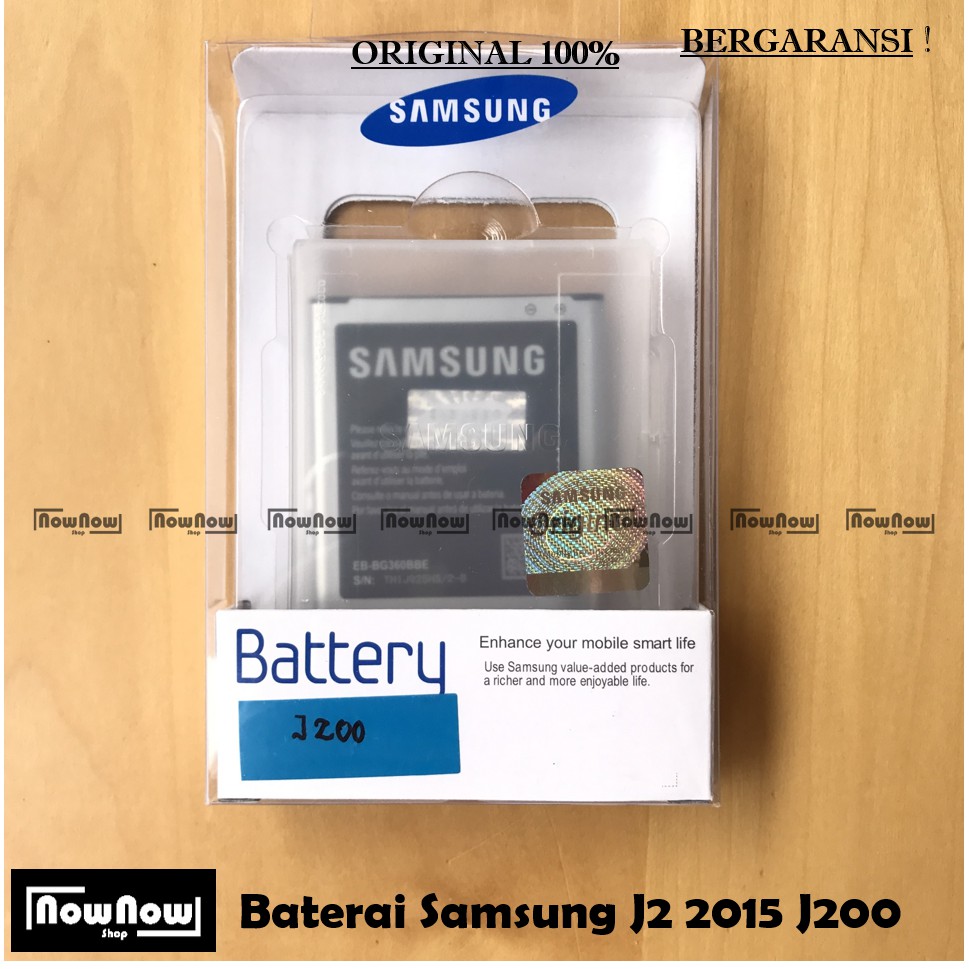 GARANSI ORI 100% Baterai Samsung Galaxy J2 2015 J200 j200f j200g j200h Original 100% Batre Batrai Battery HP SEIN