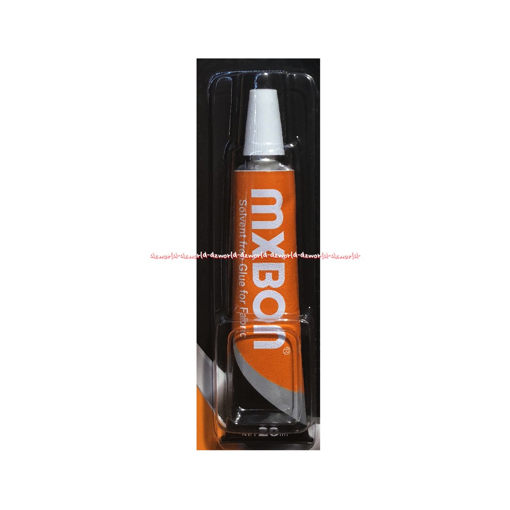 Mxbon Solvent Free Glue Fabric Dries Clear 50ml Lem Kain Mx Bon