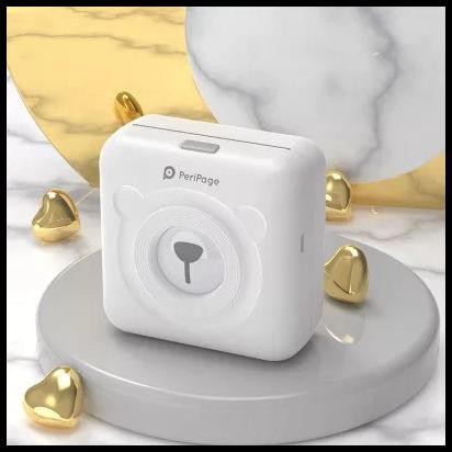 

Shazfa.10 | Peripage A6 Printer Mini Thermal Bluetooth + Kertas Thermal 10 Roll - Putih