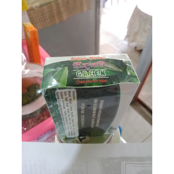 

Sabun Herbal Teh Hijau Ex-ZO Green(Susu+Teh hijau)